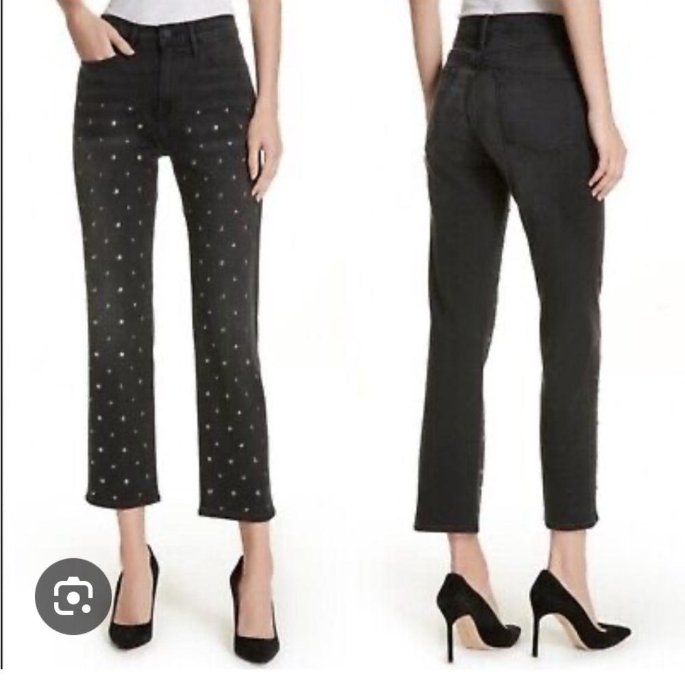 Frame black denim jeans